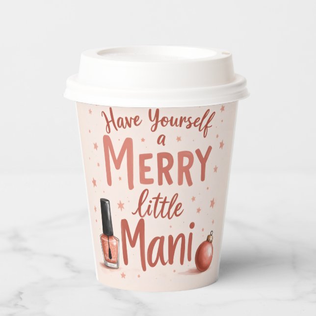 Gobelets En Papier  Perfect  for those nail crazy ladies, paper cups (Recto)