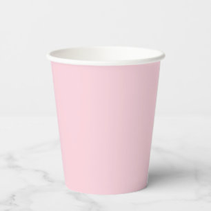 Gobelets en papier personnalisés Rose Pâle pour 30