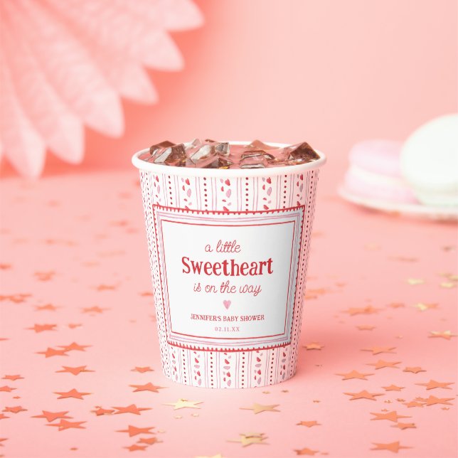 Gobelets En Papier Petit amour Valentine's Shower Favors (Insitu)