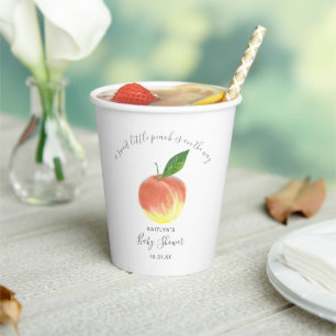 Gobelets En Papier Petit Baby shower doux