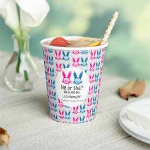 Gobelets En Papier Petit Lapin Genre Reveillez Coupes Papier