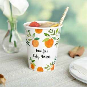 Gobelets En Papier Petite Cutie Baby shower Floral