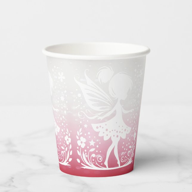 Gobelets En Papier Petites tasses de papier floral (Verso)