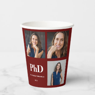 Gobelets En Papier Photo Bourgogne Doctorat
