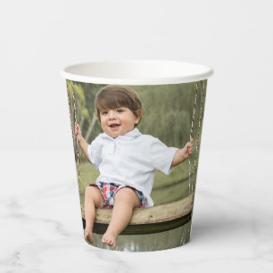 Gobelets En Papier Photo One Happy Camper Boys Anniversaire