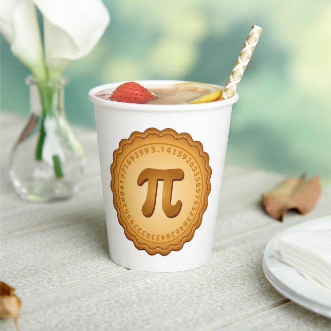 Gobelets En Papier Pi Day Party (Insitu)