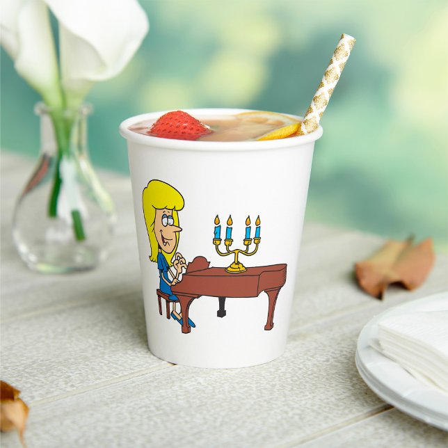 Gobelets En Papier Pianiste (Créateur téléchargé)