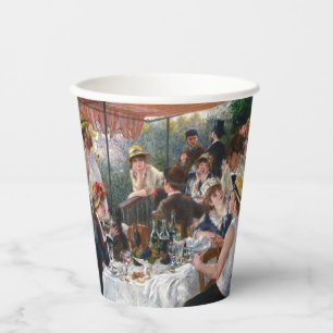 Gobelets En Papier Pierre-Auguste Renoir - Déjeuner de la fête nautiq