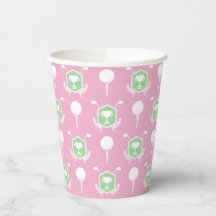 Pink & Green - Golf League Party Cup