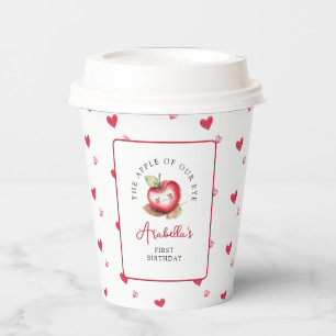 Gobelets En Papier Pomme Douce De Notre Oeil Anniversaire