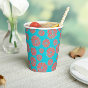 Gobelets En Papier Pop de pamplemousse