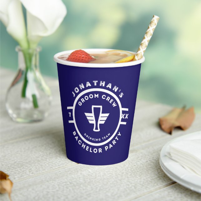 Gobelets en papier pour enterrement de vie de garç (Insitu)