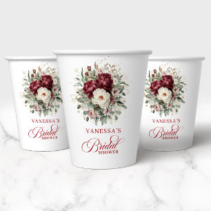 Gobelets en papier pour la fête prénuptiale Glam M