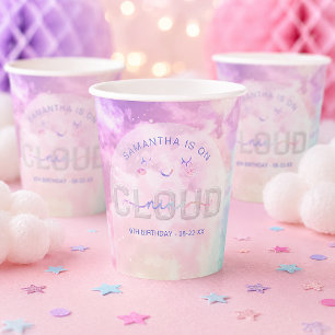 Gobelets en papier pour le 9e anniversaire de Clou