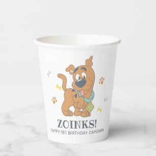 Gobelets En Papier Premier anniversaire de Scooby-Doo