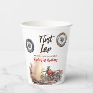 Gobelets En Papier Premier Tour Petit Pilote 1er Anniversaire