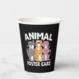 Gobelets En Papier Protection des animaux Refuge animal Sauvetage des