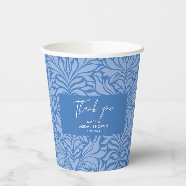 Gobelets En Papier Quelque chose de bleu avant que je fasse la douche (Gauche)