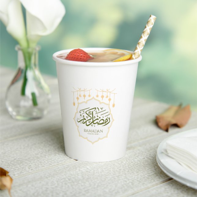 Gobelets En Papier  Ramadan Kareem Paper Cup (Insitu)