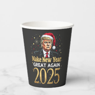 Gobelets En Papier Rendre sa grandeur au Nouvel An 2025 Trump inaugur