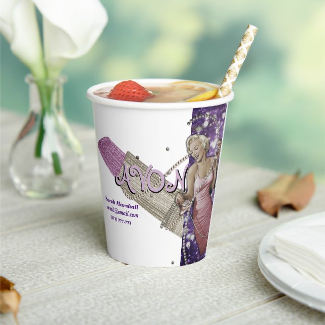 Gobelets En Papier Représentant d'Avon (Insitu)