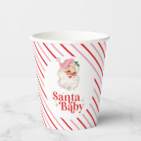 Retro Rose Santa Baby bébé fête de Noël