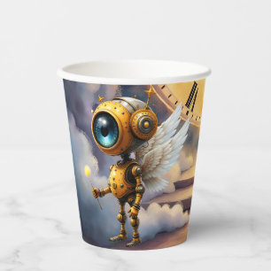 Gobelets En Papier Robby le Gardien du Temps ailé – Série Les Ailes d