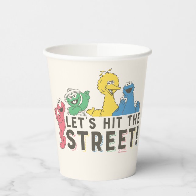Gobelets En Papier Rue Sésame | Faisons un tour dans la rue ! (Gauche)