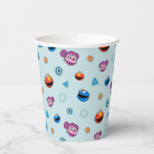 Gobelets En Papier Rue Sésame Méca Builders Face Motif