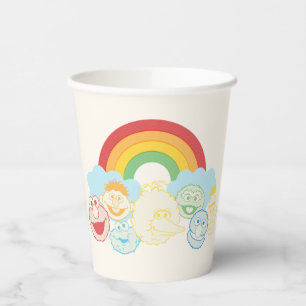 Gobelets En Papier Rue Sésame   Rainbow Graphic