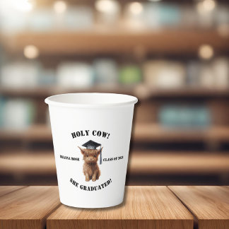 Gobelets En Papier Sainte vache ! Coupe Papier