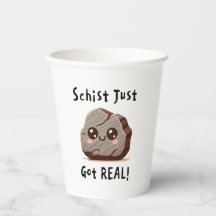 Schist Get Real - Nerdy Rock Pun - Félicats/Chance