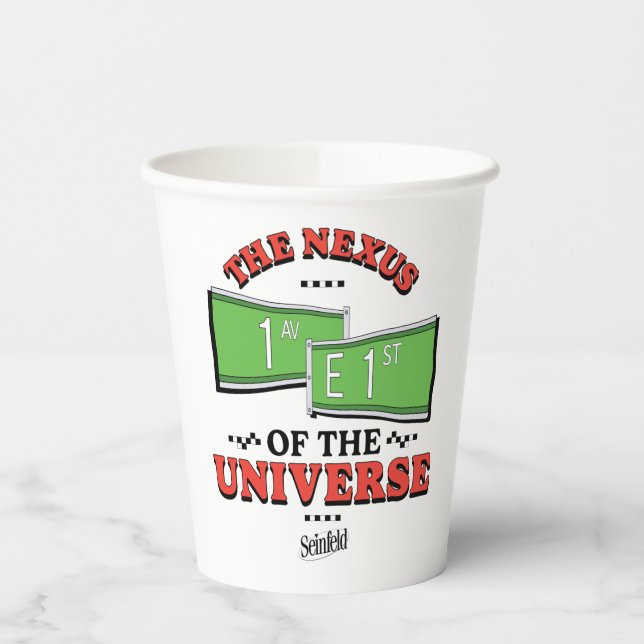 Gobelets En Papier Seinfeld | Le Nexus de l'Univers (Gauche)