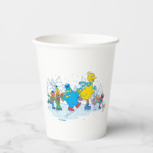 Gobelets En Papier Sesame Street Amis patineurs