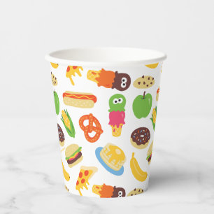 Gobelets En Papier Sesame Street Cookie Monster Foodie Camion