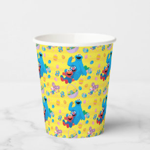 Gobelets En Papier Sesame Street Pâques Motif de panier