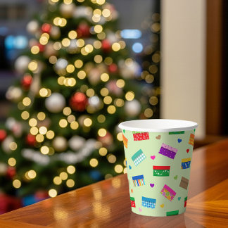 Gobelets En Papier Shoebox Love Paper Cup - Vert