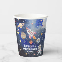 Shower Baby Boy Rocket Planets