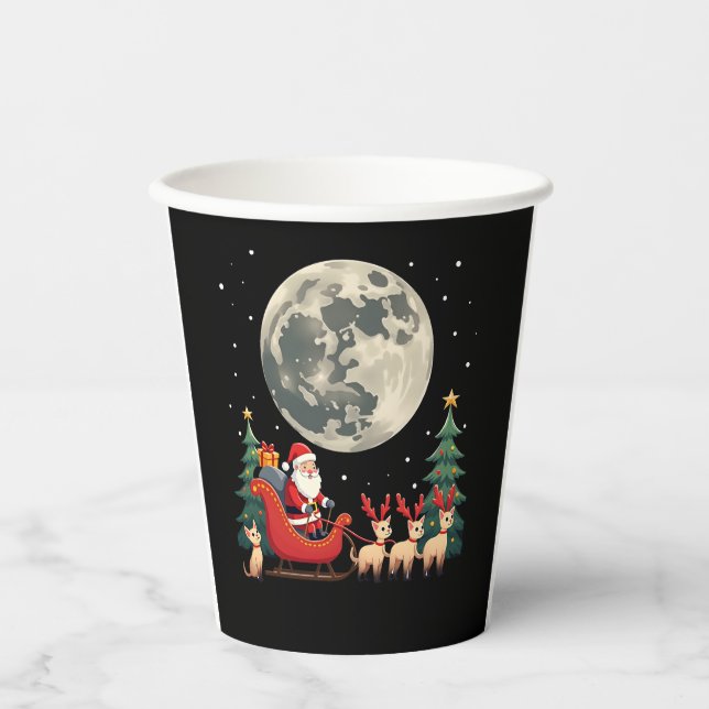Gobelets En Papier Siamese Reindeer Christmas Siamese Cat Lover Gifts (Recto)