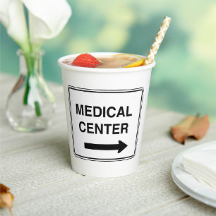 GOBELETS EN PAPIER SIGNE MÉDICALE