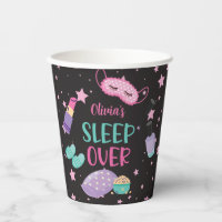 Sleepover fête noire rose violet d'interpolation p