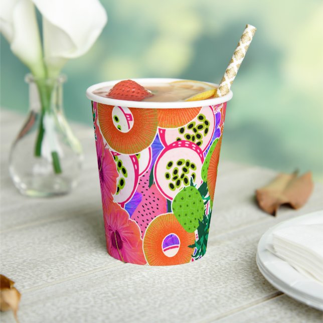 Gobelets En Papier Smoothie tropicale (Insitu)
