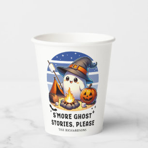 Gobelets En Papier Smore Ghost Stories S'Il Vous Plaît Drôle Camping