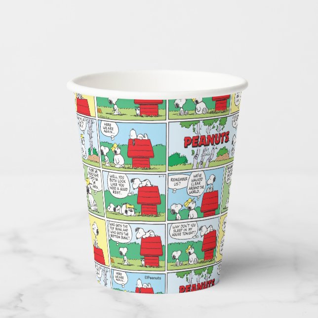 Gobelets En Papier Snoopy et ses frères Andy & Olaf (Recto)