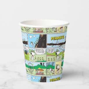 Gobelets En Papier Snoopy & Friends   Go Camping