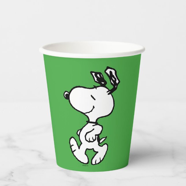 Gobelets En Papier Snoopy So Sweet Flower Motif (Recto)