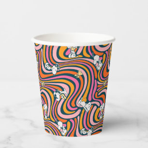 Gobelets En Papier Snoopy & Woodstock Vibes Super Motif violet