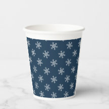 Snowflakes motif coupe de papier festif