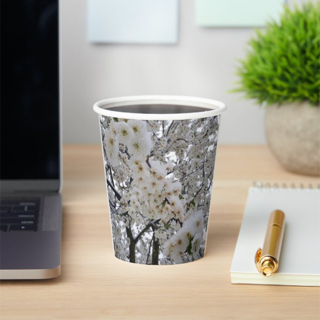 Gobelets En Papier Snowy Blossom Paper Cup (Insitu)