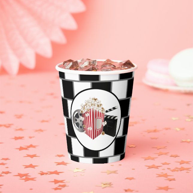 Gobelets En Papier soirée cinéma cool  (Insitu)